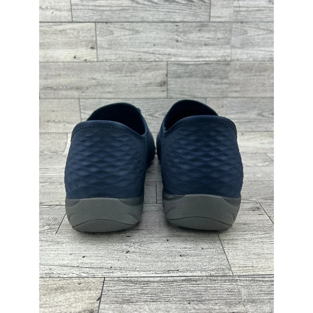 Skechers Slip-ins Reggae Slim Takes Two Navy Blue Sneakers 100593 Women Size 9.5
